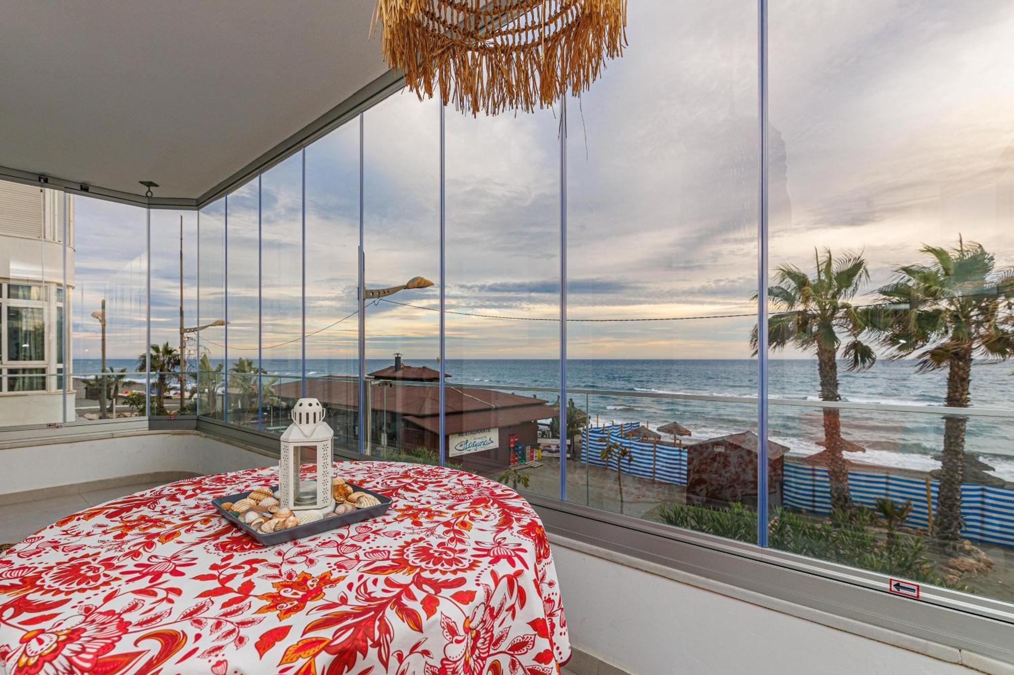 Laguna Beach Wohnung Mit Freiem Meerblick Torrox Dış mekan fotoğraf